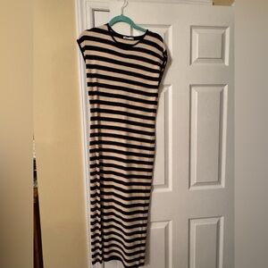 Zara Stripped Midi Dress